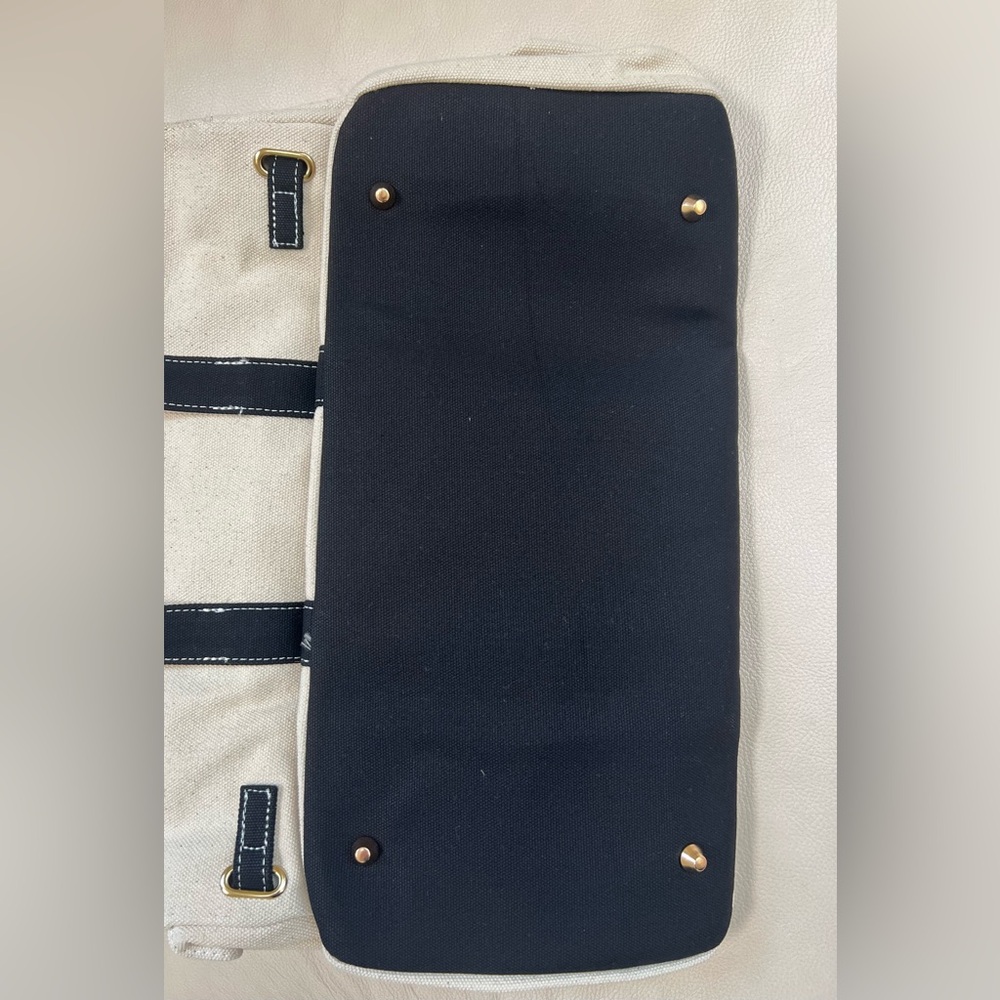 Boatkin Black Canvas Boat Tote Bag - Picture 6 of 6